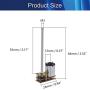 Jutagoss 1Pcs Gear Motor Thread Flip N20 Speed Reduction Moto M3x55mm DC 6V 600RPM Lead Screw Thread Output Shaft for Lifts Landing Gear