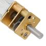 DC 6V Gear Motor, 10 RPM High Torque Motor, Speed Reduction Geared Motor with 3x10mm Shaft for Robots Home Appliances, Geared Motor