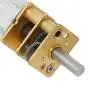 DC 6V Gear Motor, 10 RPM High Torque Motor, Speed Reduction Geared Motor with 3x10mm Shaft for Robots Home Appliances, Geared Motor