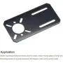 MECCANIXITY Motor Mounting Bracket Alloy Mount Plate Holder 100x50mm Black for 28/35/42 Stepper Motor 2 Pack MECCANIXITY Motor Mounting Bracket Alloy Mount Plate Holder 100x50mm Black for 28/35/42 Stepper Motor 2 Pack