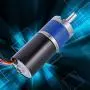 CM36-3650 Reduction Geared Motor,Brushless DC Motor Mechanical Parts Metal Gear High Torsion Low-Noise Wear-Resistant 12V 36MM Mini DC Motor High Torque Gear (1600RPM)