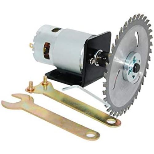 CHANCS 775 Motor DC 12V/24V Table Saw Kit High Power Torque Circular Saw With Saw Blade Chuck And Saw Blade
