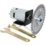 CHANCS 775 Motor DC 12V/24V Table Saw Kit High Power Torque Circular Saw With Saw Blade Chuck And Saw Blade