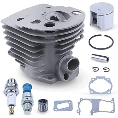 44MM Cylinder Piston Gasket Compression Release Valve Kit For HUSQVARNA 350 346 351 353 Chainsaw Engine Motor Parts