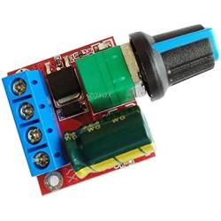 Calvas Mini DC Motor PWM Speed Controller 4.5V-35V Speed Control Switch LED Dimmer 5A