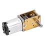 DC Brush 6V Mini Gear Motor, Micro Turbo Worm Geared Motor 1218GE‑N20 Reduction Geared Motor(DC 6V 70RPM)