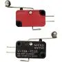 Szliyands 10Pcs Micro Limit Switch Long Hinge Roller Arm Switch for Arduino V-156-1C25
