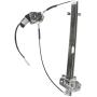 Front Passenger Side Power Window Regulator with Motor Assembly for Honda Odyssey 1999-2004