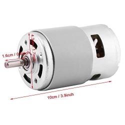 DC Motor, 12V 0.32A 150W 13000-15000RPM Electric DC Motor Large Torque High Power for Go Karts E Bike Motorcycle