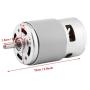 High Torque DC Motor Metal Micro Gear Motor Box Electric Motor Gear Box Output Shaft Geared Motor for Electric Tools 12V