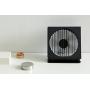 DailyLike USB Fan Mini Brushless DC Motor 45 ° Angle Adjustment Natural Wind Low Noise Two Step Wind Speed (Black)
