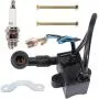 QAZAKY CDI Ignition Coil Spark Plug for 49cc 50cc 60cc 66cc 70cc 80cc 2-stroke Engine Motorized Bicycle Bike QAZAKY CDI Ignition Coil Spark Plug for 49cc 50cc 60cc 66cc 70cc 80cc 2-stroke Engine Motorized Bicycle Bike