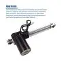 INTBUYING Electric Linear Actuator 100mm（3.94inch）12V DC with Mounting Bracket Heavy Duty 6000N/1320LB Actuators Controller