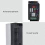 VFD, 9600D-1T-00150D Quick Cooling 1.5KW 7A Easy Operation Motor Inverter Controller Digital Display for Equipment