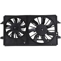 TYC 621150 Cooling Fan Assembly Compatible with 2004-2008 Chevrolet Malibu, Black