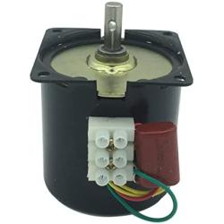 Bringsmart 60ktyz 2.5rpm 110V AC Motor Low Speed Mini Gearbox Electric Motor Barbecue High Torque 110V Geared Motor Synchronous Reduction Motor Reversible (60KTYZ)