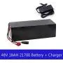 Wnicek 48V 18AH E-Bike Lithium Battery Customizable Battery Pack 13S 3P 21700 Battery for Motors Within 1000W for Electric Scooters Electric Tricycles Electric Wheelchairs with Charger
