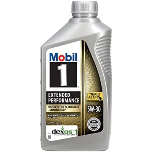 Mobil 1 Extended Performance Full Synthetic Motor Oil 5W-30, 6-pack of 1 quarts