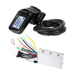 Brushless Controller LCD Display, 36V 350W Motor Controller Waterproof Panel Electric Bicycle Scooter Brushless Controller Kit, E-Bike Brushless Motor Controller