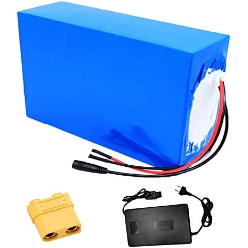 Jieoto 72V 20AH 30AH 40AH E-Bike Battery Lithium-ion Battery Pack Built-in 30A BMS for 1000W-1800W Motor with 84V 3A Charger Fit for Electric Motorcycles Electric Tricycles Mopeds
