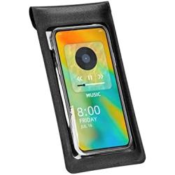 Bike Phone Mount, Motorcycle Phone Holder, Waterproof Accessories Bag Touch Screen TPU, Adjustable Bicycle Handlebar Cell Phone Pouch for up to 6.9