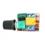 5A DC Motor Speed Controller 3-35V Smooth Soft Start Brushless Motor Speed Control Power Regulator
