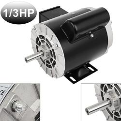 1/3HP Electric Motor General Purpose Single Phase Motor 3450RPM 115/230V ODP IP23 5/8