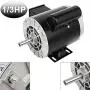 1/3HP Electric Motor General Purpose Single Phase Motor 3450RPM 115/230V ODP IP23 5/8