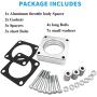 YESHMA Throttle Body Spacer Compatible with Jeep Wrangler TJ YJ 1987-2006, Throttle Body Spacer Compatible with Cherokee XJ 1984-2001