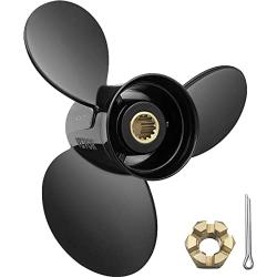 VEVOR Outboard Propeller, Replace for OEM 765183, 3 Blades 13 1/4