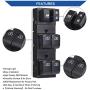 Obaee 25401-9N00D Front Power Window Switch Master Button Control Compatible with 2009-2012 Nissan Maxima, Infiniti 2007-2008 G35/ 2009-2013 G37/ 2011-2012 G25/ 2015 Q40 Orange Backlight 4 AUTO