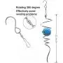 UOUDIO Gazing Ball Spiral Tail Wind Spinner Motor Stabilizer，Stress Ball Indoor Outdoor Decoration Motor Drive Hanging Swivel Hook 11