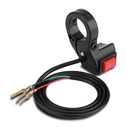 Gorgeri 22mm 7/8in Handlebar Switch Shift, Handlebar Electric 3 Speed Module Switch Shift for Motorcycle E-Bike Scooter