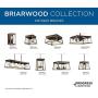 Briarwood Collection 22-Inch 3-Blade AC Motor Farmhouse Ceiling Fan Antique Bronze