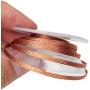 Lesnow solder wick braid with flux Super 10ft Length Desoldering Wick Braid Remover Tool Solder Sucker 1 piece No-Clean soldering Wick Wire Roll and Disassemble Electrical Components
