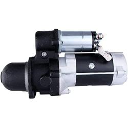 Rareelectrical NEW STARTER MOTOR COMPATIBLE WITH JOHN DEERE CRAWLER 400G 450E 455E 1986 1987-1992 10461471