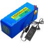 Jieoto E-Bike Lithium Battery 36V 16Ah 10S 5P Lithium-ion Battery Pack for 200W 250W 350W 500W Motor with 42V Charger Fit for Electric Street Bike Tricycles Electric Scooter