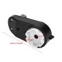 Gearbox with Motor, Akozon 12V 20000RPM Gearbox with Motor for Kids Power Wheels Accessories Ride On Car Match Children Ride-Ons Replacement Parts(12V 20000RPM)