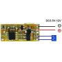 Mini Relay Wireless Switch 12V 433Mhz Remote Control Relay Switch, Secure 1-Channel Micro Receiver with Transmitter System in Latched Mode DC 3.7V 5V 6V 7V 9V 12V