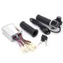 FAMKIT 36V 500W E-Bike Scooter Brushless Motor Controller Kit LCD Display Panel Speed Turn Handlebar