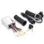 FAMKIT 36V 500W E-Bike Scooter Brushless Motor Controller Kit LCD Display Panel Speed Turn Handlebar