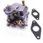 SouthMarine Boat Engine 66M-14301-12 Carburetor Assy and 66M-13646-00 Gaskets (2 pcs) for Yamaha 4-Stroke 15hp F15 Electric Start Outboard Motor