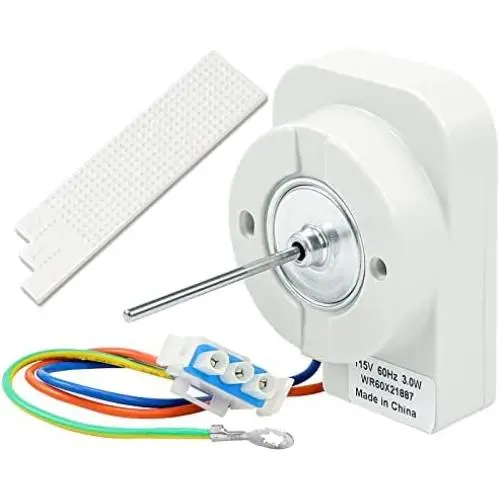 WR60X21887 Refrigerator Evaporator Fan Motor for G.E R-Series X-Series Replace WR60X24645 WR60X10240 PS11721928 WR60X10137 by Fetechmate