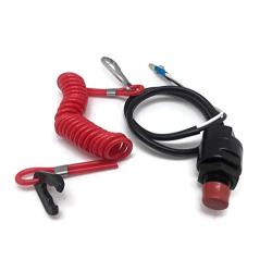 Boat Motor Engine Kill Stop Switch Assy 6L2-82575-00 for Yamaha Outboard 20HP 25HP 2stroke Boat Engine