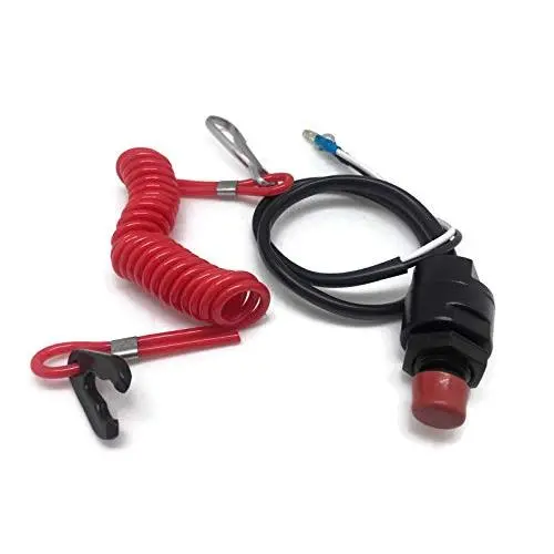 Boat Motor Engine Kill Stop Switch Assy 6L2-82575-00 for Yamaha Outboard 20HP 25HP 2stroke Boat Engine