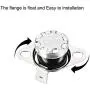 uxcell KSD301 Thermostat 45°C/113°F 10A Normally Open N.O Adjust Snap Disc Temperature Switch for Microwave Oven Coffee Maker 2pcs