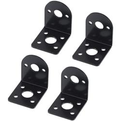 MECCANIXITY Motor Base Motor Mounting Bracket Holder 32x26x32mm Black for Gear Motor 4 Pack