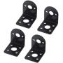 MECCANIXITY Motor Base Motor Mounting Bracket Holder 32x26x32mm Black for Gear Motor 4 Pack