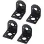 MECCANIXITY Motor Base Motor Mounting Bracket Holder 32x26x32mm Black for Gear Motor 4 Pack