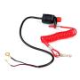Acouto Kill Switch with Lanyard Outboard Motorcycle ATV Lawn Mowers 12VDC Emergency Engine Kill Stop Switch with Tether Lanyard Cord Handlebar Engine Start Stop Kill Button Switch Universal